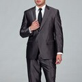 Sean John Men's Grey Stripe 2-button Suit
