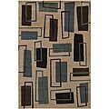 Mohawk Home Twain Esquire Blue Rug (2'6 x 4'2)