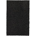Mohawk Home Solid Black Shag Rug (2' x 3'4)