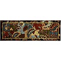 Mohawk Home Jacobean Panel Chocolate Floral Rug (1'8 x 5')