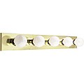 5-light Polished Brass Vanity