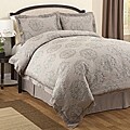 Lush Decor Empire Grey 3-piece King-size Duvet Cover Set