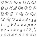Fiskars Clear Stamps-Alphabet-Classic