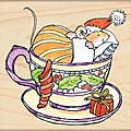 Penny Black 'Christmas In A Cup' Rubber Stamp