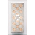 Access Aquarius Dots 1-light Brushed Steel Wall Fixture