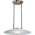 Argon Brushed Steel Finish Semi-flush/ Pendant Light
