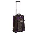 Sherpani Meridian LE Mulberry/ Espresso 22-inch Carry-on Rolling Upright Duffel Bag