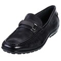 Calvin Klein Men's 'Hewett' Embossed Hardware Leather Loafers