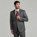 Joseph Abboud Men's 2-button Grey Stripe Wool Suit