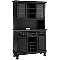 Premium Buffet with Granite Top and Hutch