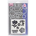 Sizzix Framelits Floral Dies With Clear Stamps (Pack of 6)