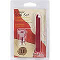 Classic Ceramic 'H' Red Traditional Initial Seal Wax Set