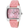 Croton Women's 'Croton' Pink Genuine Leather Watch