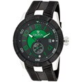 Croton Men's 'Shotgun' Black Rubber Watch