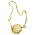 Croton Men's 'Croton' Engraved Goldtone Brass Pocked Watch