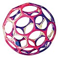 Rhino Toys 4-inch Oball Jellies in Purple/ Pink
