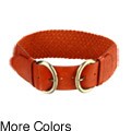 Steve Madden Women's Double Loop Thick Woven Belt