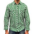 Something Strong Men's Green Checkered Shirt