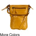 Latico Mina Front Flap Leather Crossbody Bag