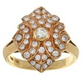 18k Yellow Gold 1 1/8ct TDW Diamond Estate Ring (J-K, SI1-SI2)