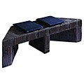 Plaid Dark Chocolate Picnic Bench