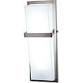 Access Sierra 1-light Brushed Steel Wall Vanity