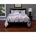 Ornamental 6-piece Cal King-size Duvet Cover and Insert Set