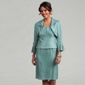 KM Collections Women's 2-piece Jacket Dress