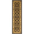 Antep Black Agra Rug (2'3 x 7'3)