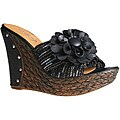 Refresh by Beston Women's 'BOBI-02' Platform Wedges