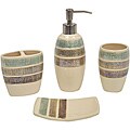 Rayan Beige Boutique 4-piece Bath Accessory Set