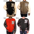 Hudson Outerwear Men's N.Y. Wool/ Leather Varsity Jacket