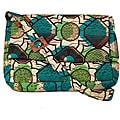 Wax Print Geometric Flower Messenger Bag (Rwanda)