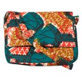 Wax Print 'Key to my Heart' Messenger Bag (Rwanda)