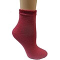 Women's Red Shea Butter Double Layer Socks