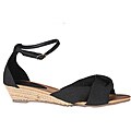 Refresh by Beston Women's 'zoe-02' Black Mini Espadrilles