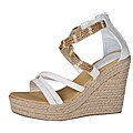 Refresh by Beston Women's 'tamara-01' White Espadrilles