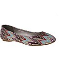 Refresh by Beston Women's 'PAM-06' Red Bohemian Ballet Flats