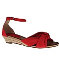 Refresh by Beston Women's 'ZOE-02' Red Mini Espadrilles