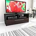 Sonax Naples 48-inch Black and Ebony Pecan TV Bench