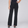 Annalee & Hope Women's Black Tuxedo Pants