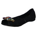 Report Womens 'Katie' Black Open-toe Flats