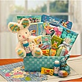 Little Cottontails Blue Easter Activity Basket