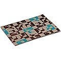 Crypton 'Gameboard' Chocolate Mint Mess Mat (26 x 18)
