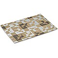 Crypton 'Gameboard' Sandstone Mess Mat (26 x 18)