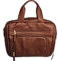 Latico 'Heritage' Top-zip Cafe Leather Laptop Brief