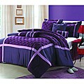 Plum Oversized 8-piece Comforter Set