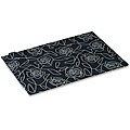 Crypton 'Bed of Roses' Black 26-Inch Mess Mat