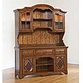 Broyhill Casa Grande Leather China Base and Hutch