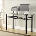 Innovex Black Glass Computer Desk